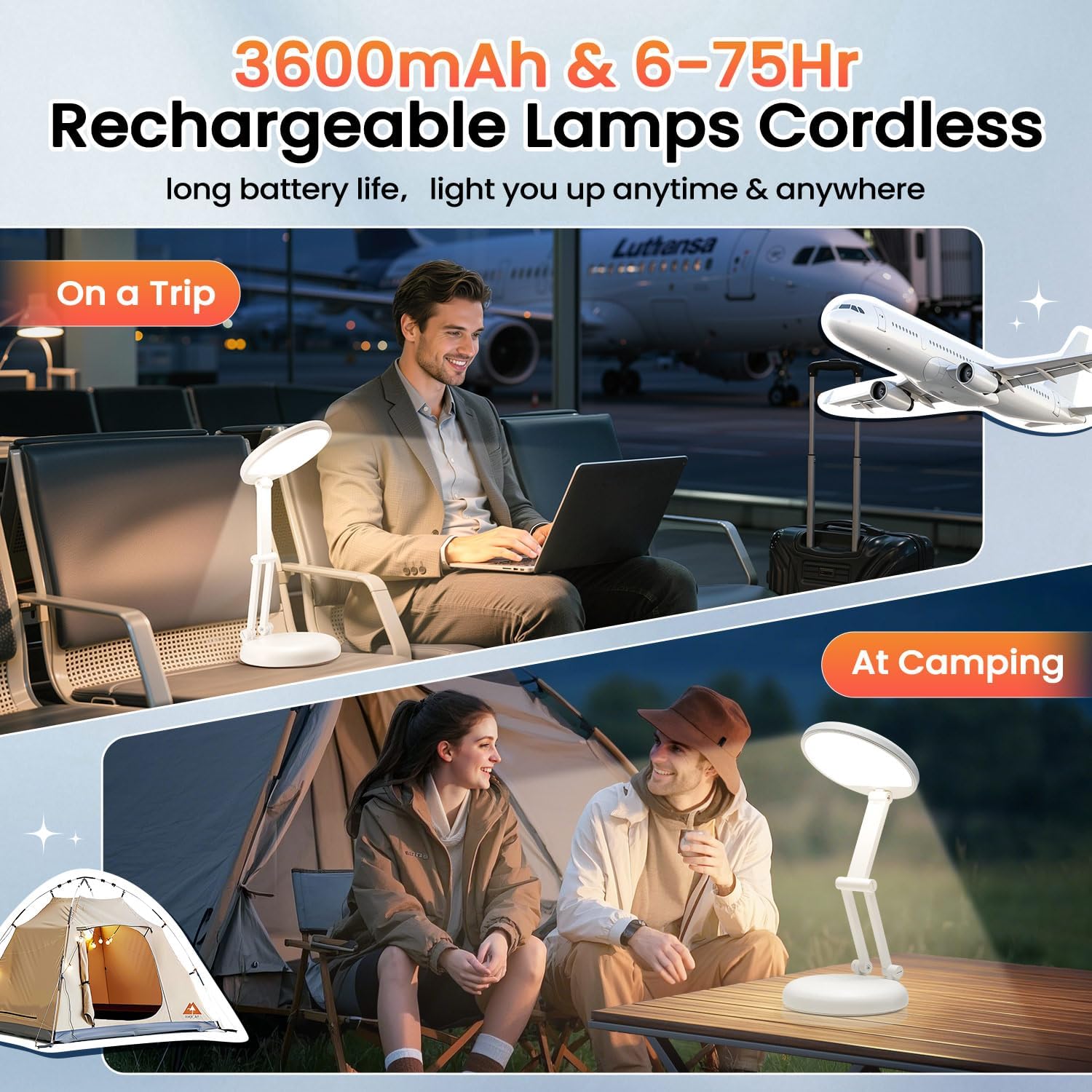 🌙✨ Foldable GlowBook LED Desk Lamp 💡📖